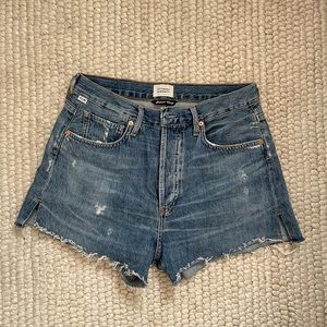 Citizens of Humanity denim shorts size 27. Barely worn.